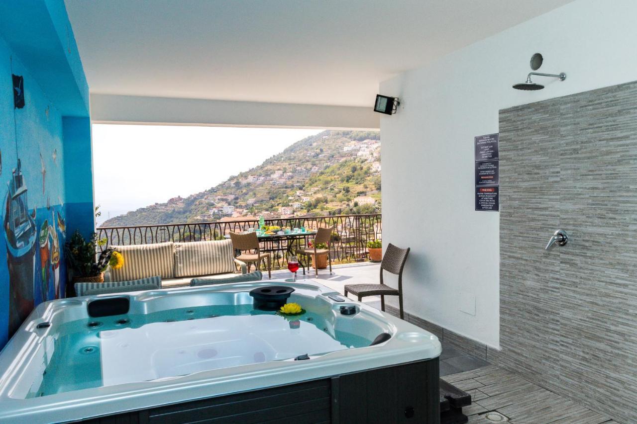 Colpo D Ali - Amazing View And Jacuzzi In Ravello 빌라 외부 사진